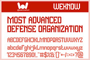 Universe Protector Font, a Sans Serif Font by weknow (Thumbnail 4 of 8)