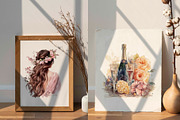 15Watercolor Wedding Clipart PNG Set, an Illustration by Jalina Clipart Studio (Thumbnail 7 of 7)