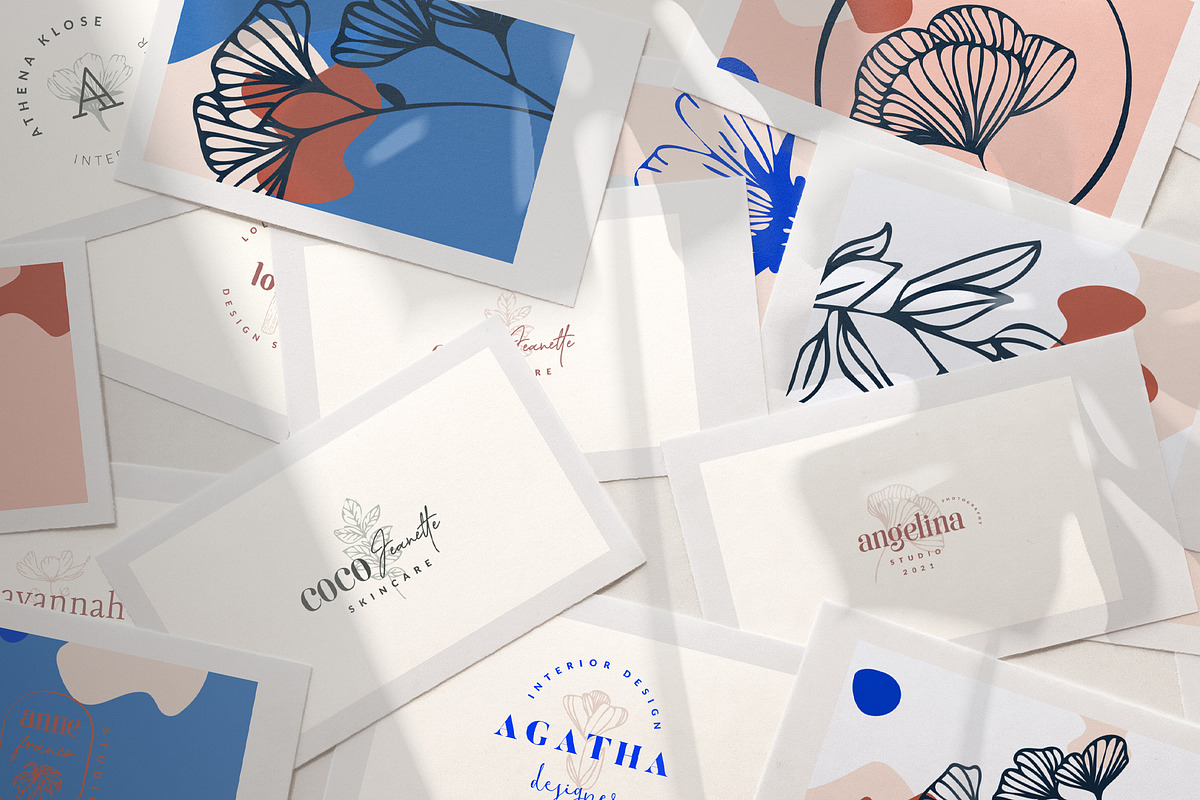 100 Logo Templates | Floral Logo, a Branding & Logo Template by GraphicDash (Photo 3 of 11)