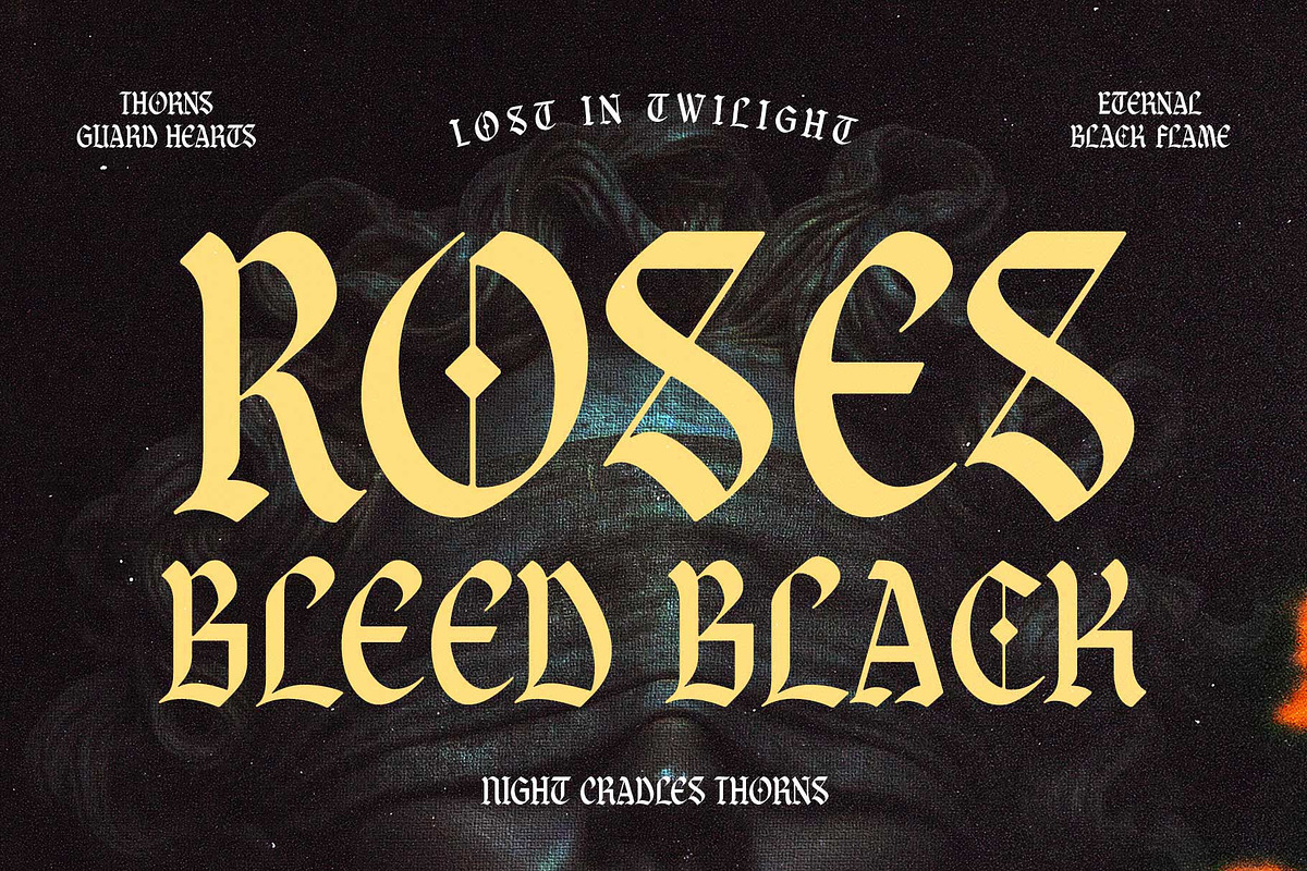 Braveson - Blackletter Style, a Blackletter Font by Arterfak Project (Photo 5 of 15)