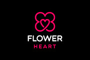 Flower and Love Heart Logo, a Branding & Logo Template by Buqancreative (Thumbnail 2 of 4)