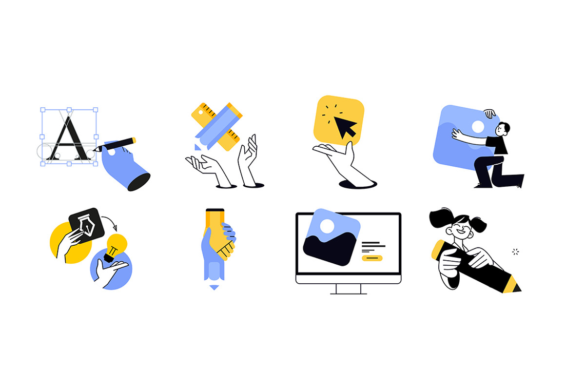 People and design, a Technology Illustration by PureSolution