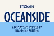 Oceanside Sans, a Sans Serif Font by Bebop Font Foundry (Thumbnail 1 of 8)