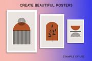Procreate geometric Shape brushes, a Brush Add-On by Julia Right Studio (Thumbnail 6 of 7)