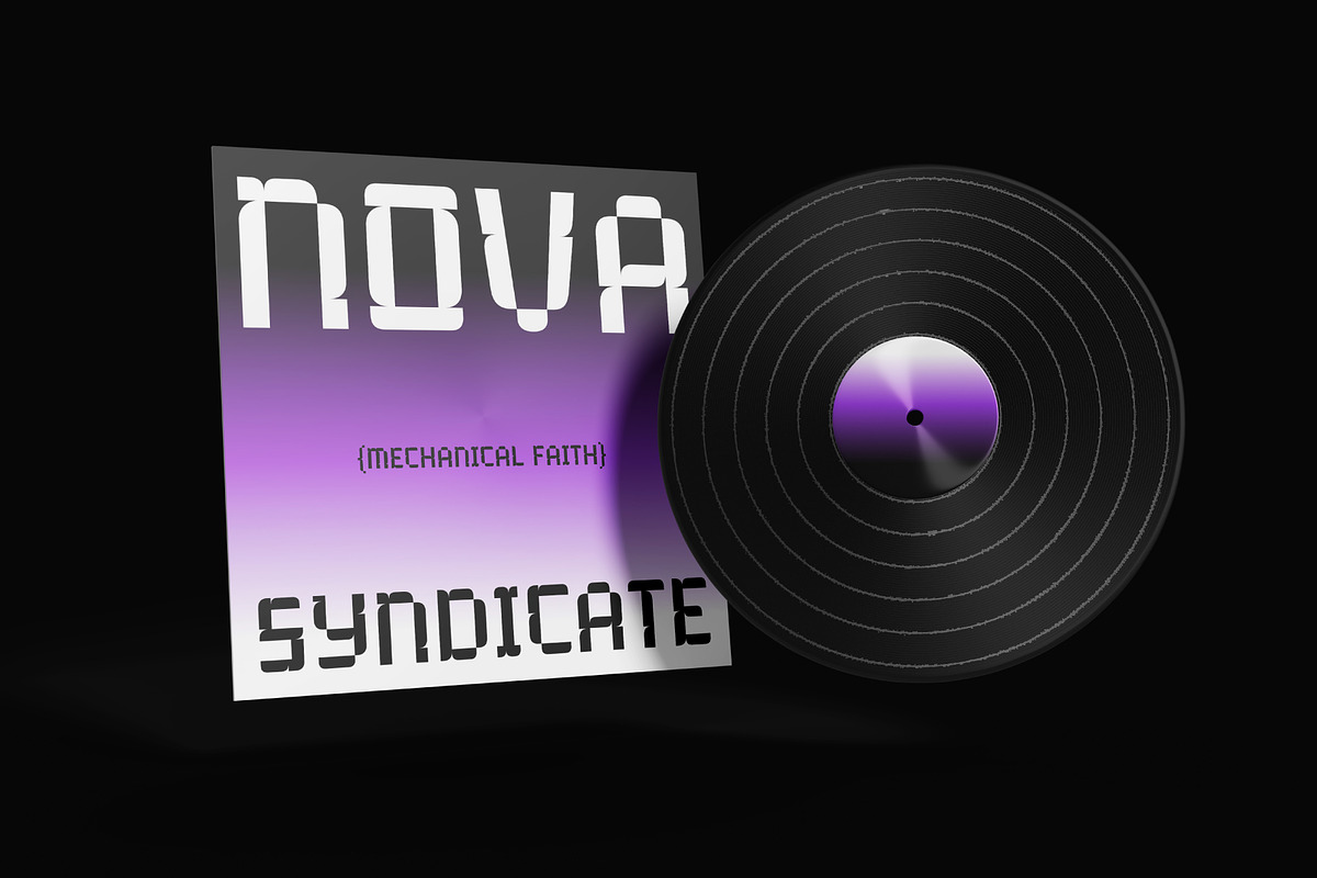 Cutro – Geometric Modular Display, a Sans Serif Font by Drizy (Photo 8 of 10)