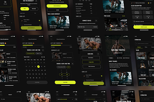 Gymnation - Gym App UI Kit