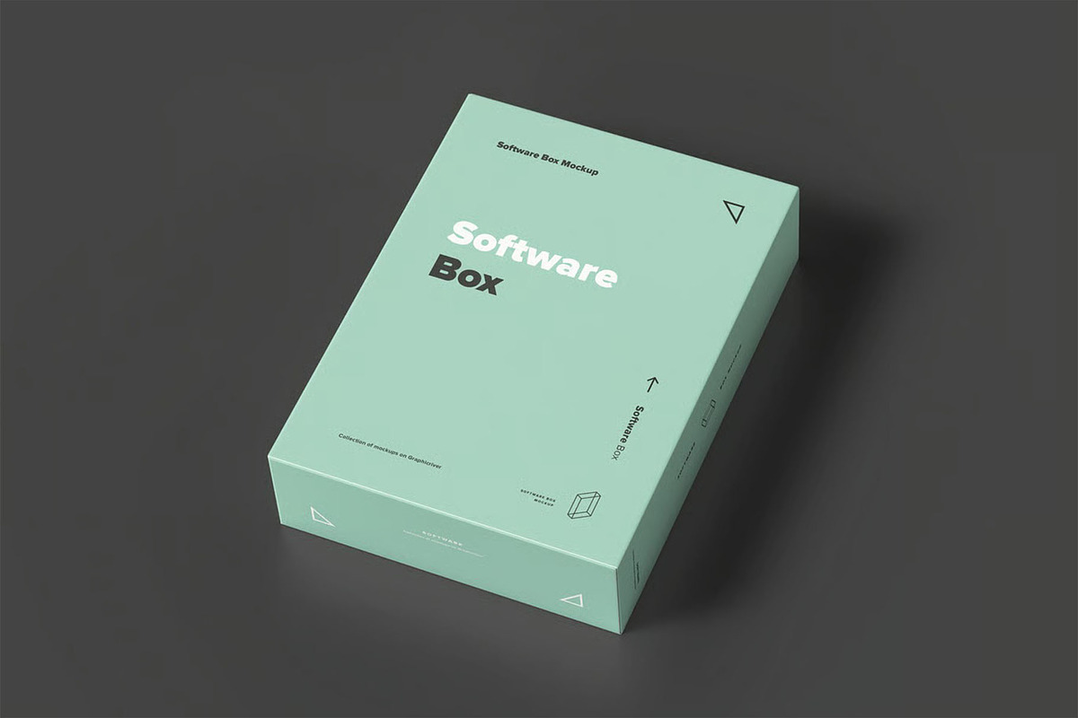 Software Box Mock-up, a Product Mockup by zippypixelstudio (Photo 13 of 16)