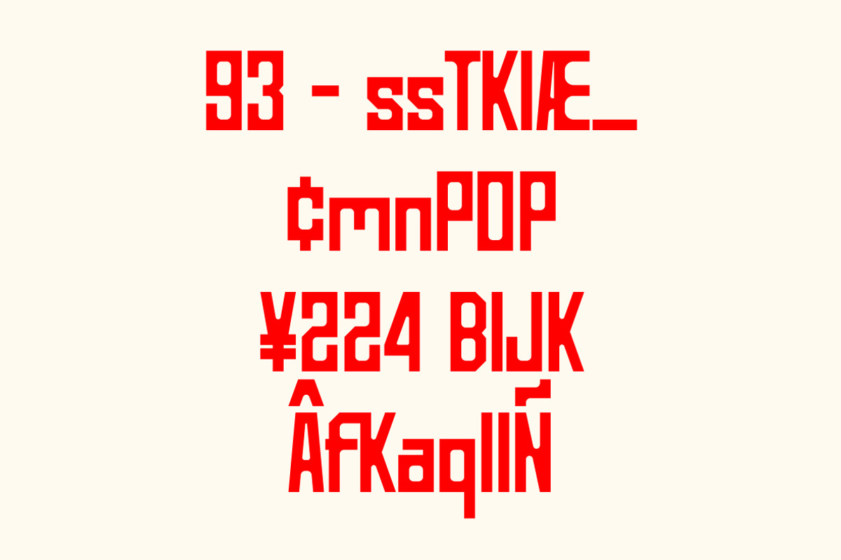 Kubora - Condensed Geometric Display, a Sans Serif Font by Nian Keun Studio (Photo 2 of 10)