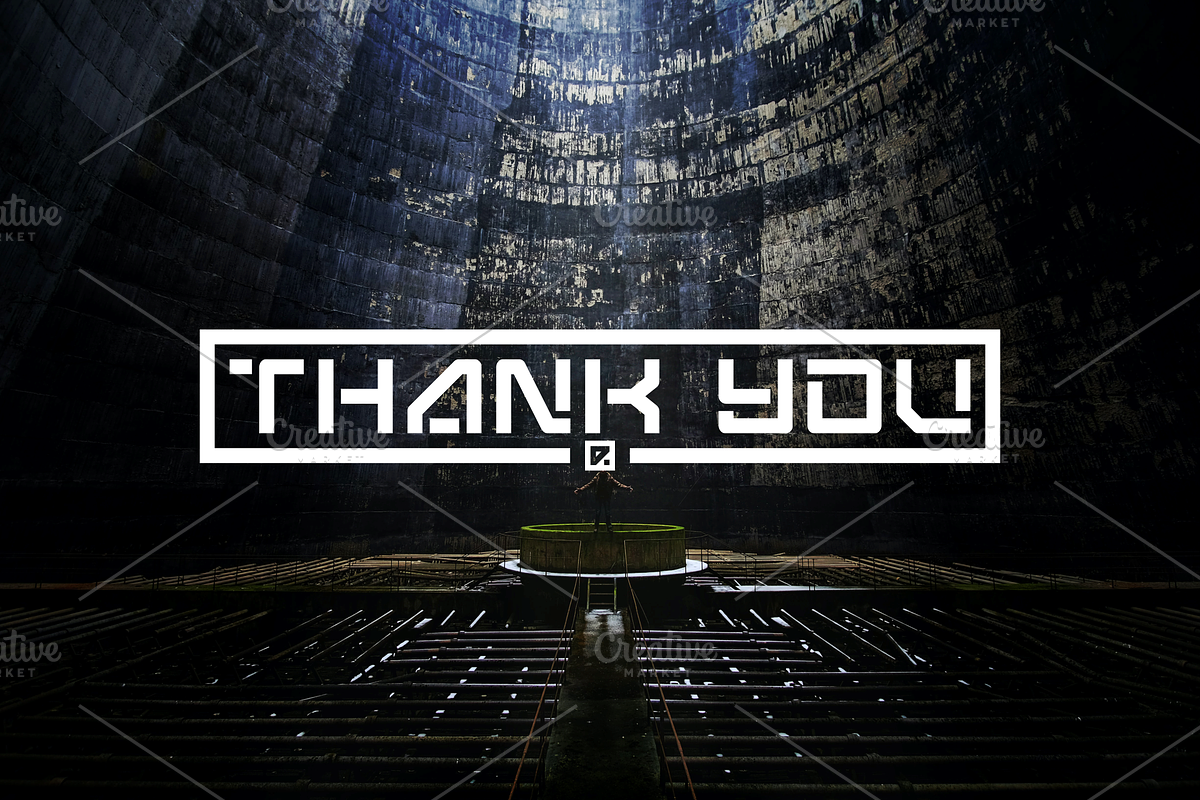 Sqeron - Sci-Fi Font, a Font by KURO (Photo 5 of 5)