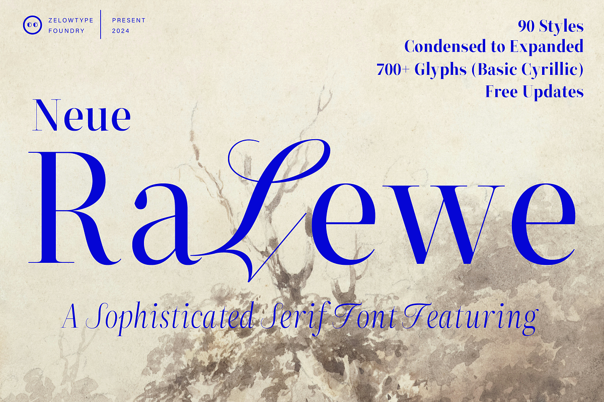 ZT Neue Ralewe Luxury Serif 90 Font, a Serif Font by zelow type (Photo 1 of 24)