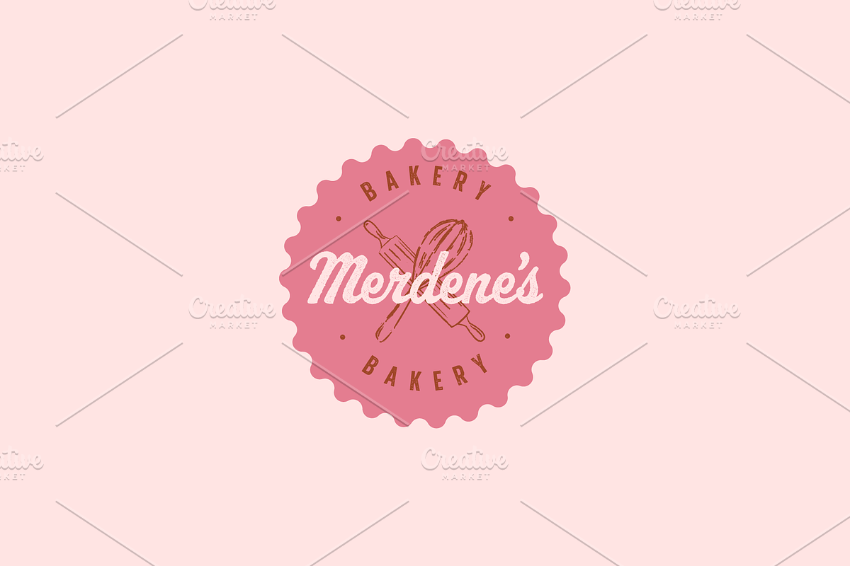 9 Retro Bakery Logo Templates, a Branding & Logo Template by MerdeneDesignStudio (Photo 8 of 10)
