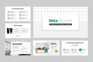 Maxsimple Keynote Template