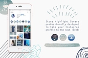 Watercolor Instagram STORY HIGHLIGHT, an Icon by PATRICIA SODRÉ © (Thumbnail 2 of 2)
