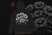 10 Bundle Dark Art Daisy Flower, an Illustration by Morspective (Thumbnail 4 of 7)