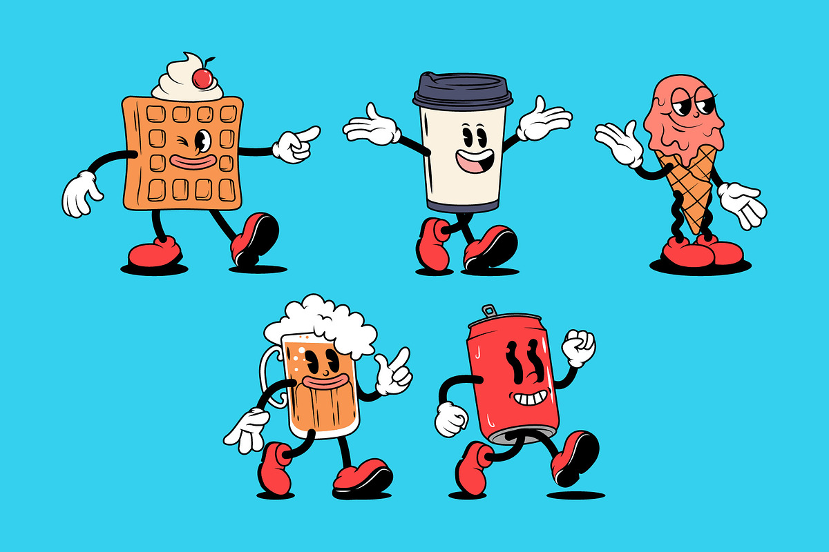 Snack Attack Squad - Characters, a Food Illustration by Sandypramana (Photo 5 of 10)
