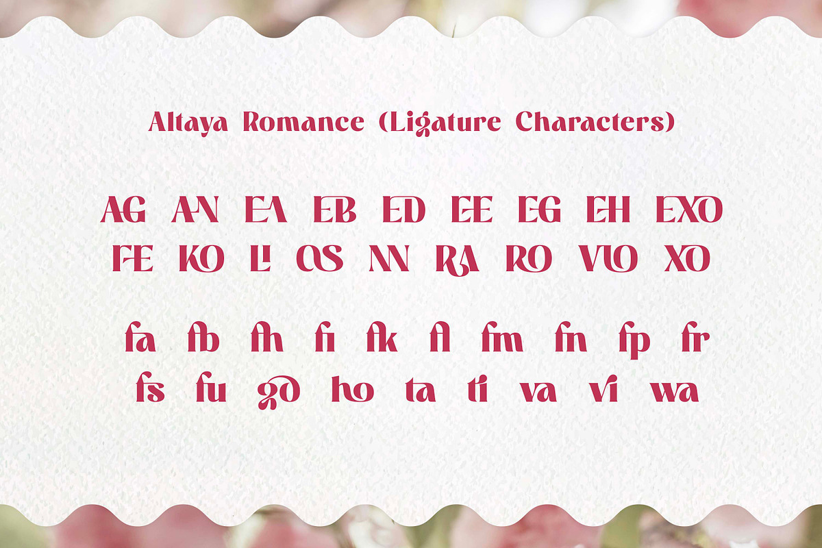 Altaya Romance | Romantic Display, a Serif Font by Ekahermawan (Photo 14 of 15)