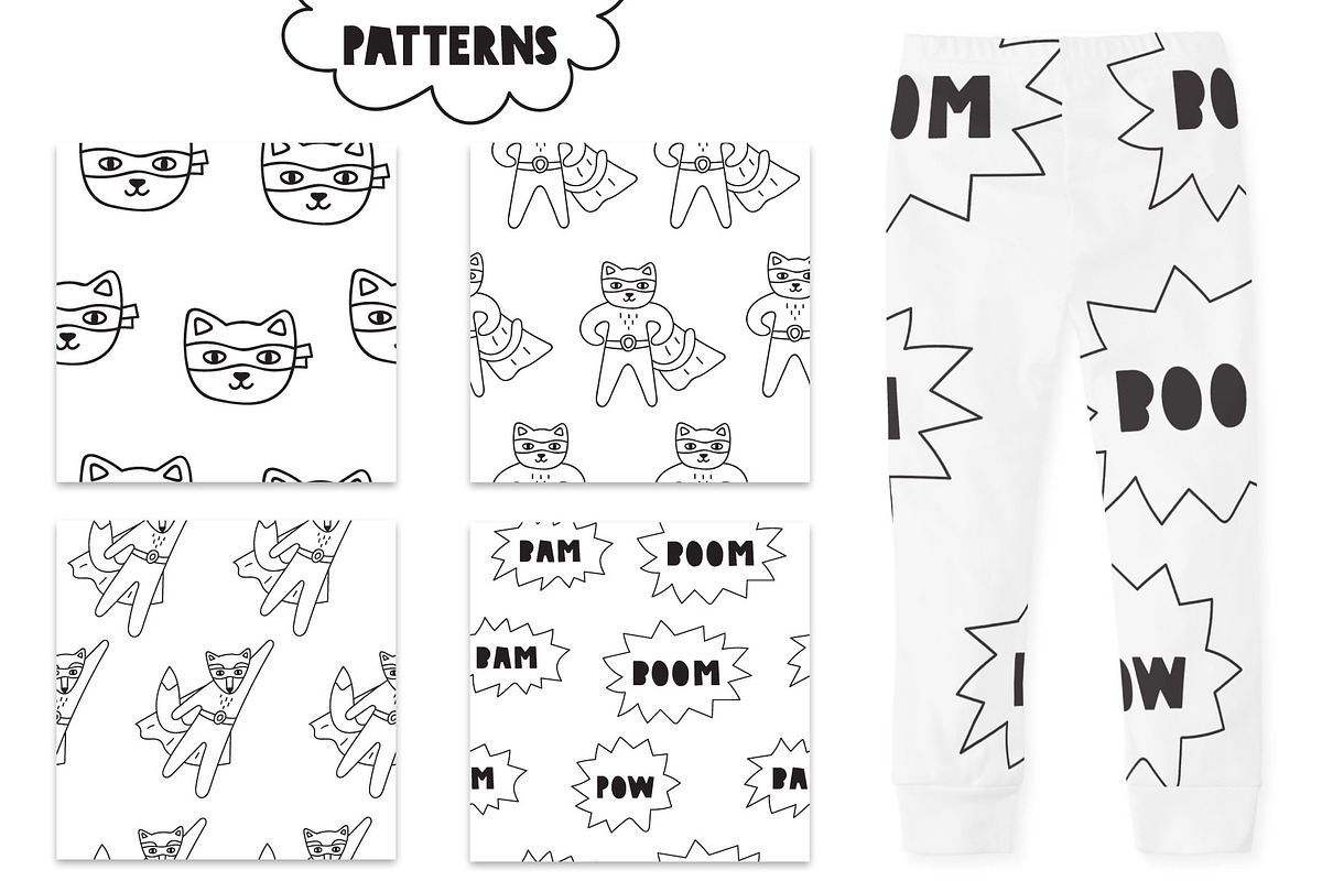 Super heroes. Kids edition., an Animal Illustration by cutelevindesign (Photo 10 of 13)