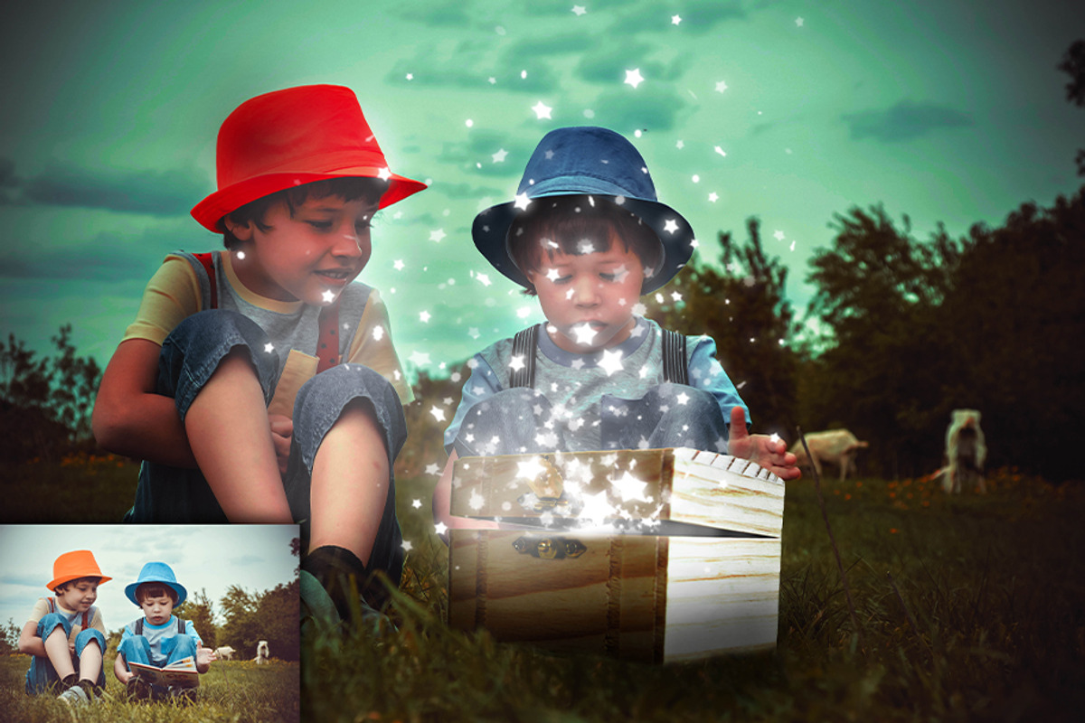 Magic Overlays 100+ (ODO-Bundle), a Layer Style Add-On by ODO Visual Shop (Photo 4 of 8)