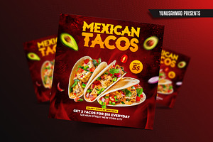 Tacos Social Media Post Template