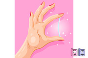 Contraception Method: Implant, a Healthcare Illustration by MISS CHATZ (Thumbnail 1 of 3)