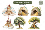 Watercolor Fantasy Baby Dragons Set, an Illustration by TatiMockup (Thumbnail 3 of 7)