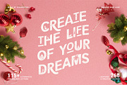 Holiday Galore - Hand-Drawn Font Duo, a Sans Serif Font by SilverStag Type Foundry (Thumbnail 12 of 39)