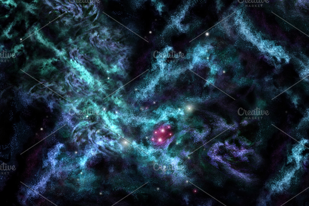 Space Scene Game Backgrounds, an Illustration by quicky (Photo 3 of 4)