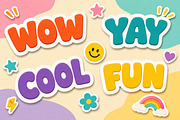 Chunky Waggle, a Slab Serif Font by Wow Magic (Thumbnail 2 of 5)