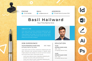 Futuristic Resume Template