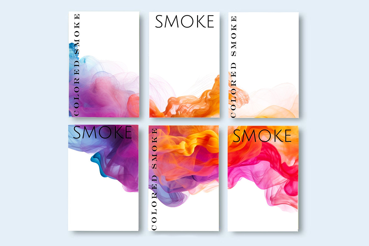 Colored smoke  Watercolor clipart, an Object Illustration by Hello My Print (Photo 4 of 13)