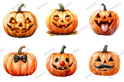 Funny Halloween Pumpkin PNG, an Illustration by designcity5 (Thumbnail 3 of 5)