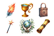Magic Clipart Bundle Sublimation, an Illustration by Daily.Designs (Thumbnail 3 of 5)