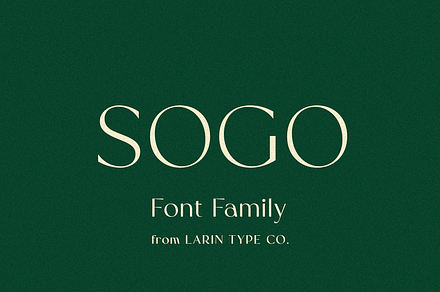 Sogo Font Family