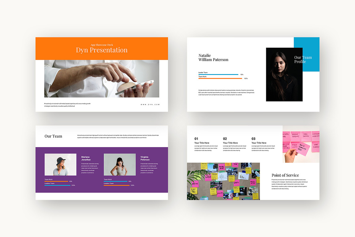 Dyn : App Showcase Powerpoint preview 2