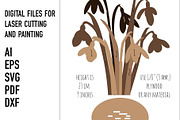 Snowdrops, an Object Graphic by HelloWood (Thumbnail 2 of 3)
