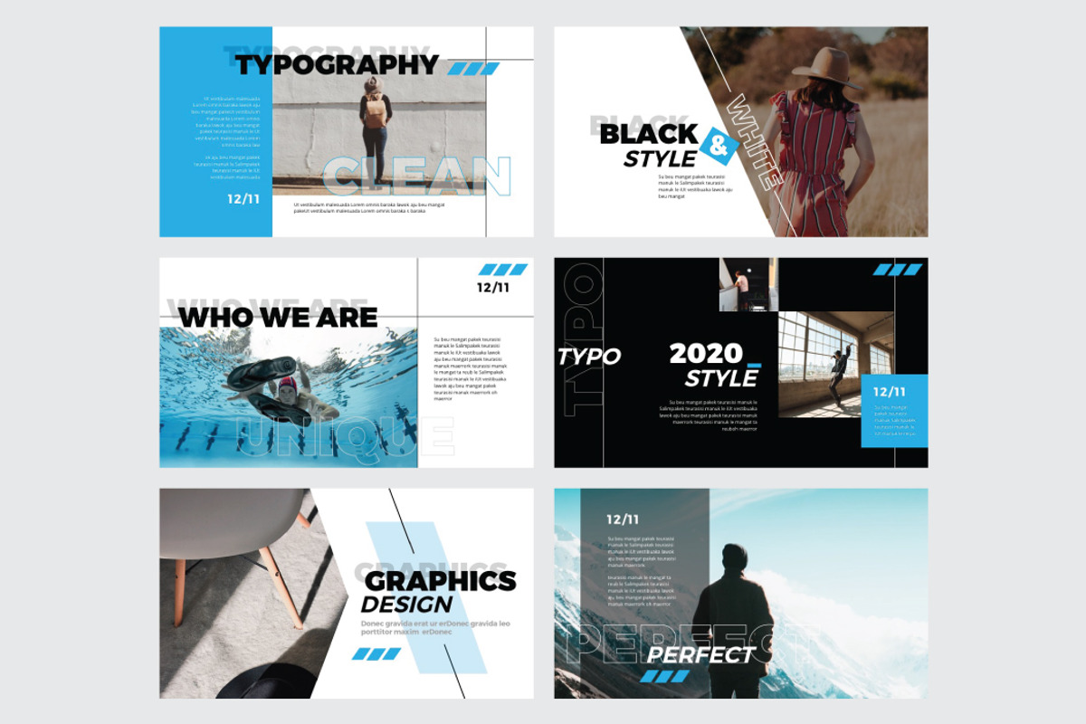 NEW TYPOGRAPHIC -Powerpoint Template, a Presentation Template by Shafura