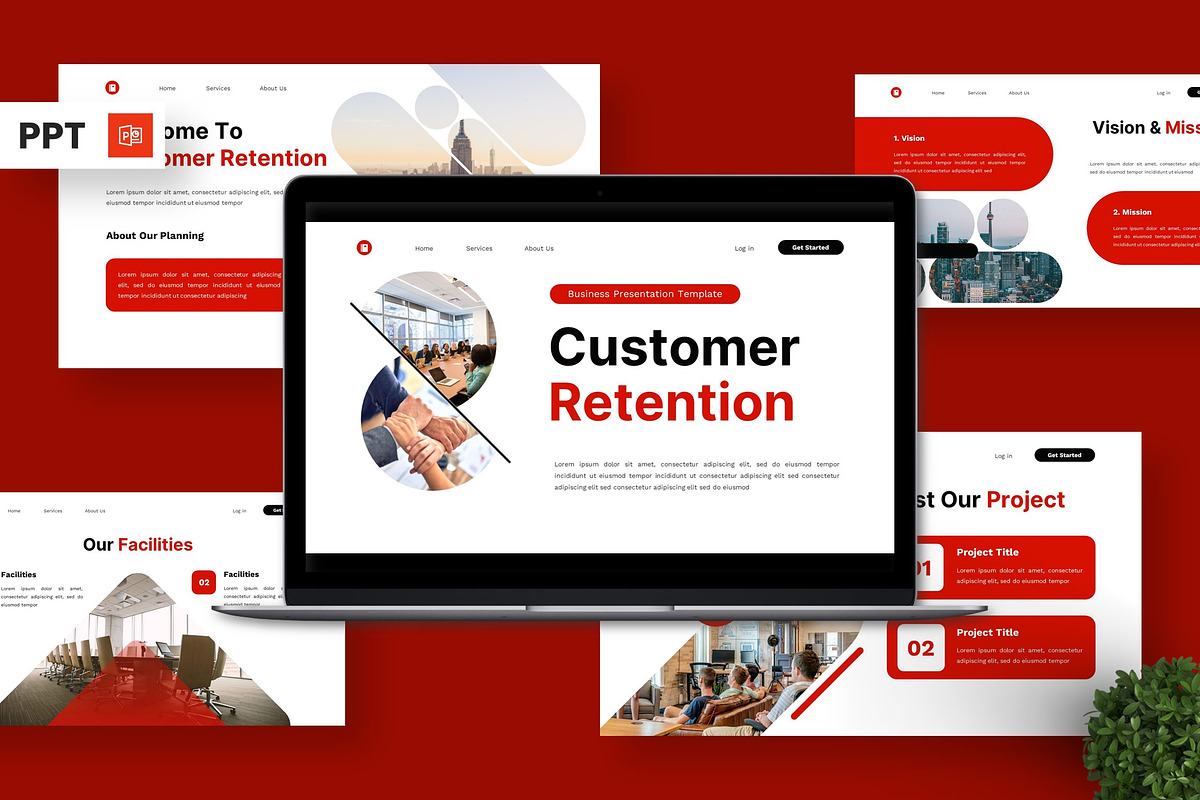 Customer Retention - Business PPT