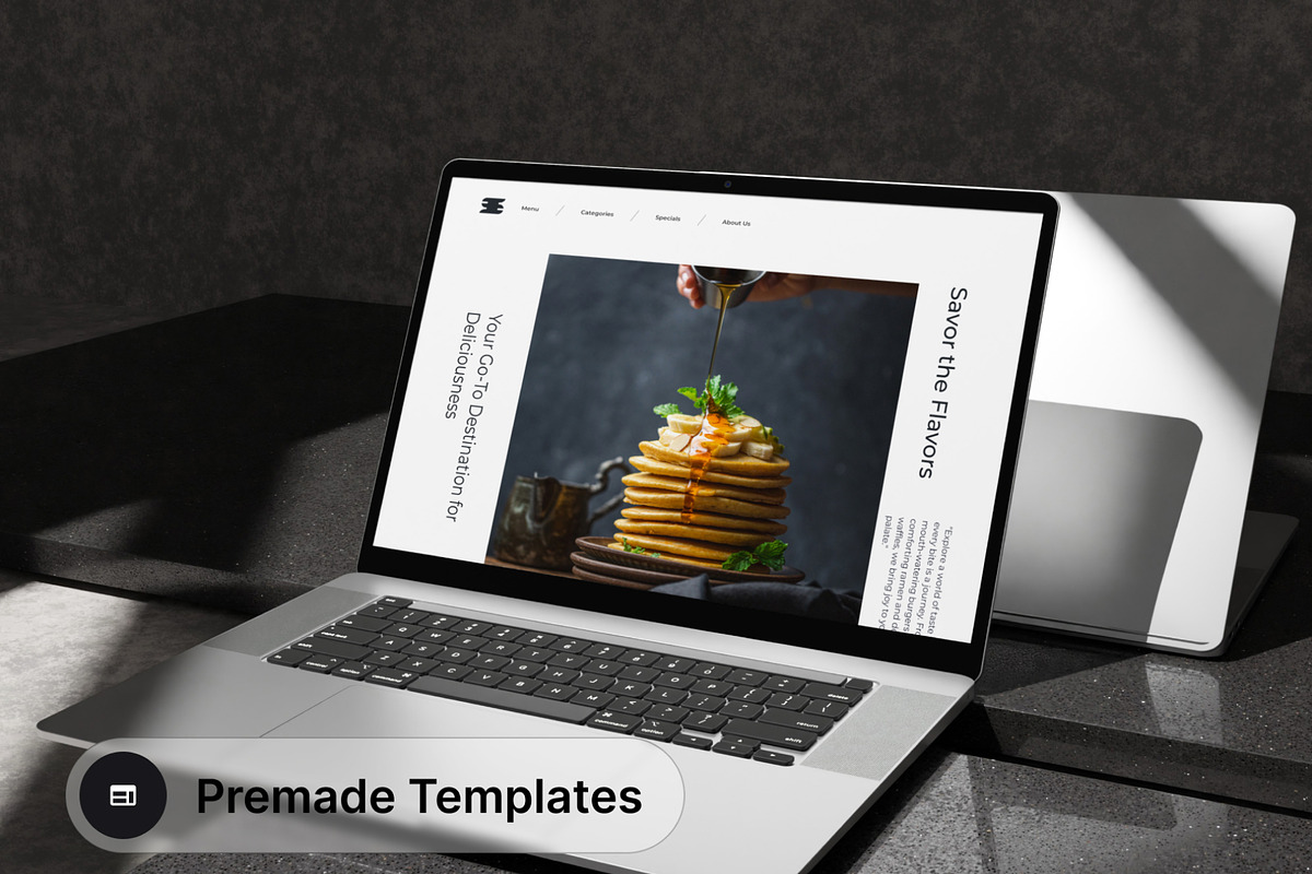 Restoo - Restaurant UI Kit, an UI Kit Template by hiddemaru (Photo 6 of 8)