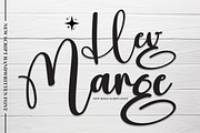 Hey Marge | Script Font, a Script Font by Scratchones (Thumbnail 1 of 8)