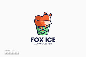 Fox Ice Cream Logo, a Branding & Logo Template by Zeer Graphic