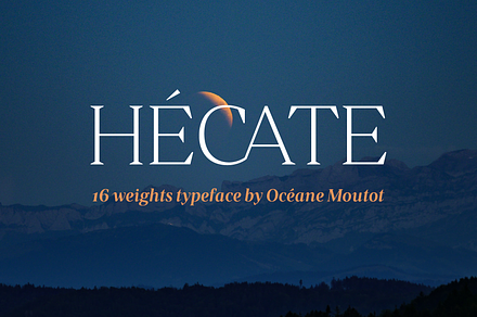 Hécate, a Serif Font by OceaneM