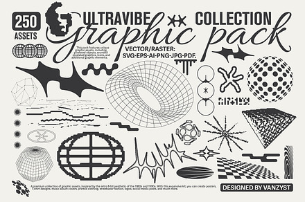 250 UltraVibe Graphic Pack, a Graphic by Vanzyst