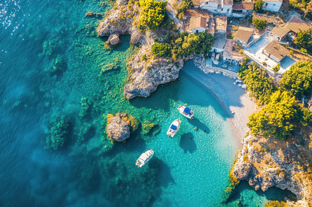 Aerial view of Agios Konstantinos vi, a Photo by Iftikhar Alam