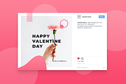 Happy Valentines Day Instagram Post, a Social Media Template by Rahardi Creative (Thumbnail 4 of 6)