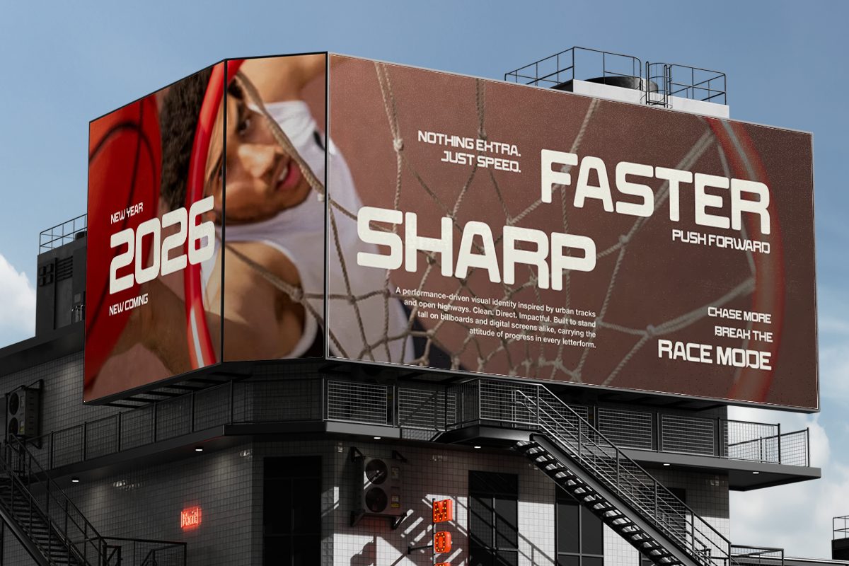 Buban - Sport Modern Font, a Sans Serif Font by Pandeka Studio (Photo 2 of 9)