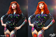 Digital Vector Art Photoshop Action, an Action Add-On by Krystal Designs Co. (Thumbnail 4 of 13)