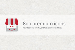 800 Premium Vector Icons