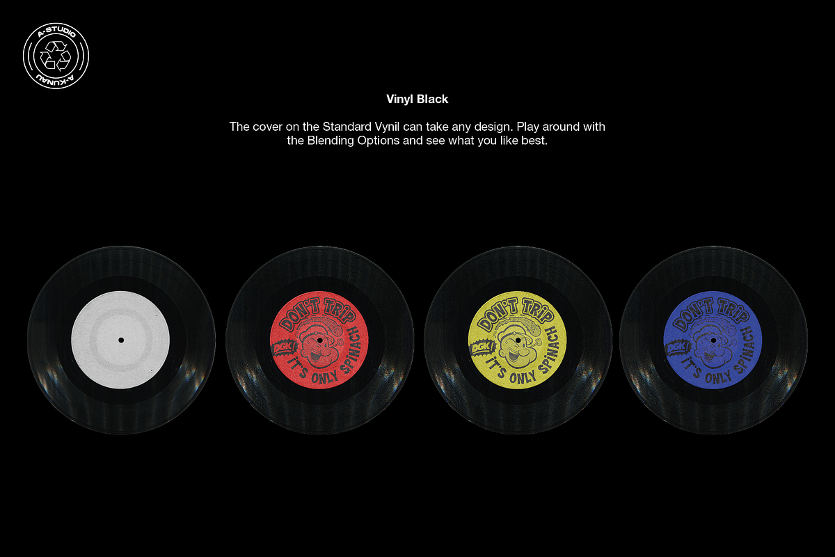 Retro Vinyl Mockup, a Product Mockup by A-Studio (Photo 4 of 7)