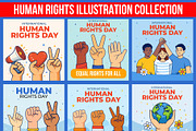 Human Rights Day Collection, a Seasonal Illustration by Design.wala (Thumbnail 1 of 4)