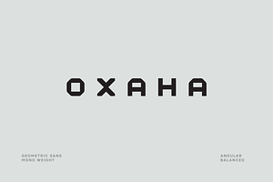 Oxaha Sans Font